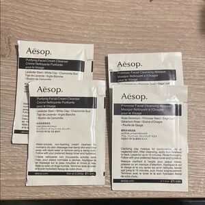 Aesop Facial Cleanser and Masque Lot